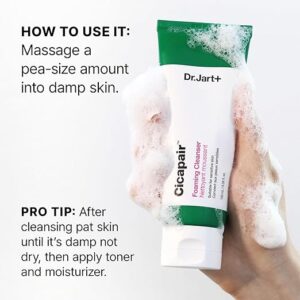 Dr.Jart+ Cicapair Foaming Face Wash Cleanser | Korean Skin Care, 3.38 Fl Oz - Image 3