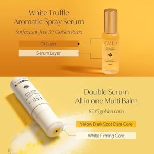 d'alba Piedmont White Truffle Vegan Holiday Gift Set, First Aromatic Spray Serum & All In One Multi Balm, Suitable for All Skin Types, Perfect for Christmas Gift, Stocking Stuffers - Image 6