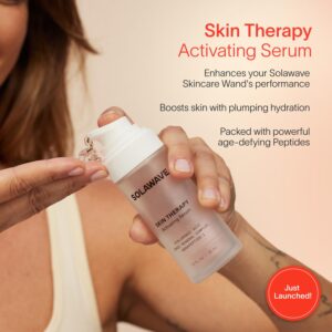 Solawave Wand Skin Therapy Activating Serum | Hyaluronic Acid and Peptides | Enhance Skincare Device Results | Hydrating Microcurrent Galvanic Current | Wrinkle Smoothing - Image 7