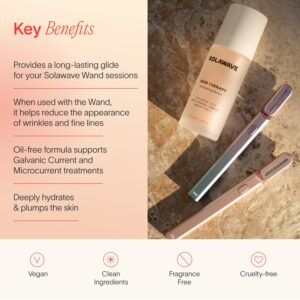 Solawave Wand Skin Therapy Activating Serum | Hyaluronic Acid and Peptides | Enhance Skincare Device Results | Hydrating Microcurrent Galvanic Current | Wrinkle Smoothing - Image 6