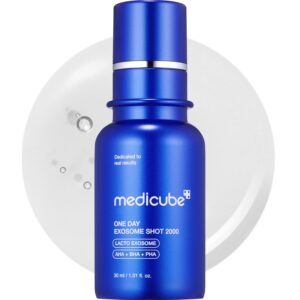 Medicube Zero Exosome Shot 2,000 PPM Spicule Facial Serum | Liquid Skin Booster Serum | Exosome, AHA+BHA+PHA | Pore Care, Dead Skin Cells, Skin Texture | Korean Skin Care 1.01 fl.oz - Image 1